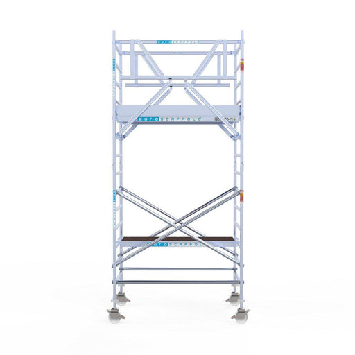 Rollgerüst Eurogerüst Original 135x190 5,2m Arbeitshöhe Carbonplattform freistehend - Gerüstexpress.de