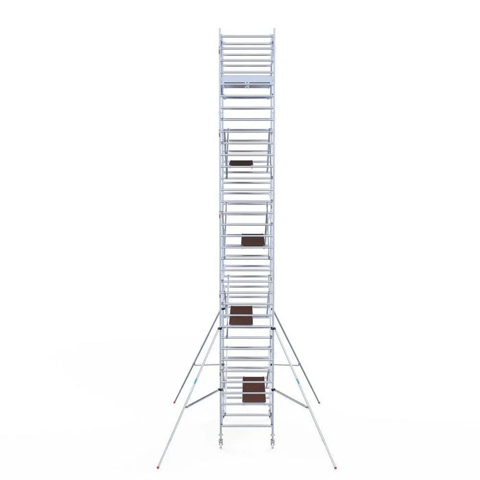 Rollgerüst Eurogerüst Original 135x250 11,2m Arbeitshöhe Carbonplattform freistehend - Gerüstexpress.de