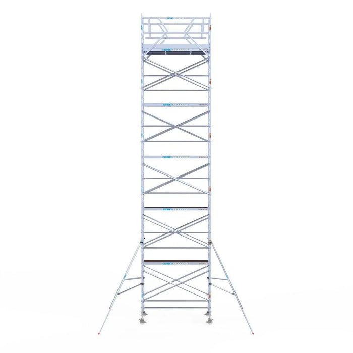 Rollgerüst Eurogerüst Original 135x250 12,2m Arbeitshöhe Carbonplattform freistehend - Gerüstexpress.de