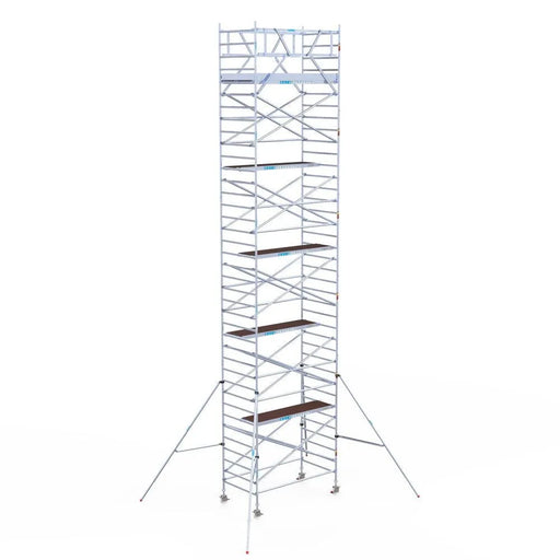 Rollgerüst Eurogerüst Original 135x250 12,2m Arbeitshöhe Carbonplattform freistehend - Gerüstexpress.de