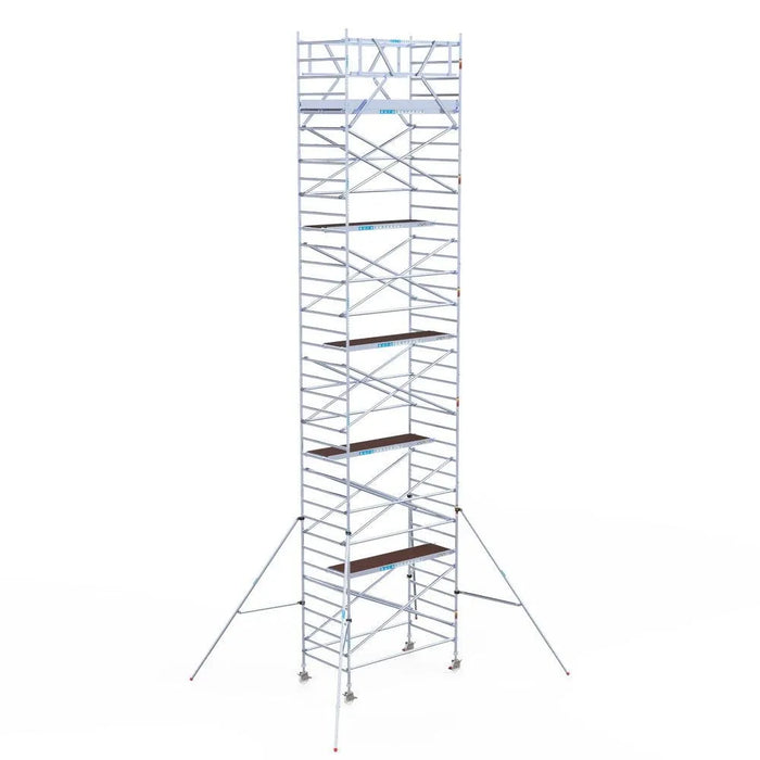 Rollgerüst Eurogerüst Original 135x250 12,2m Arbeitshöhe Carbonplattform freistehend - Gerüstexpress.de