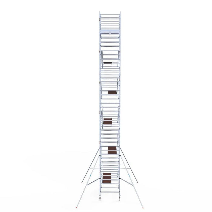 Rollgerüst Eurogerüst Original 135x250 13,2m Arbeitshöhe Carbonplattform freistehend - Gerüstexpress.de