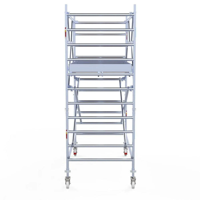 Rollgerüst Eurogerüst Original 135x250 4,2m Arbeitshöhe Carbonplattform freistehend - Gerüstexpress.de