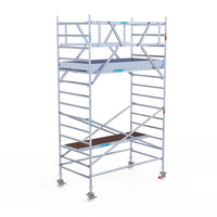 Rollgerüst Eurogerüst Original 135x250 5,2m Arbeitshöhe Carbonplattform freistehend