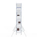Rollgerüst Eurogerüst Original 135x250 9,2m Arbeitshöhe Carbonplattform freistehend - Gerüstexpress.de