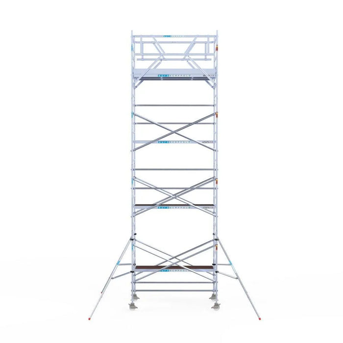 Rollgerüst Eurogerüst Original 135x250 9,2m Arbeitshöhe Carbonplattform freistehend - Gerüstexpress.de