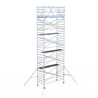 Rollgerüst Eurogerüst Original 135x305 10,2m Arbeitshöhe Carbonplattform freistehend