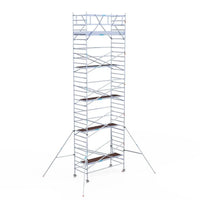 Échafaudage roulant Eurogerüst Original 135x305 hauteur de travail 11,2m plate-forme carbone autoportante