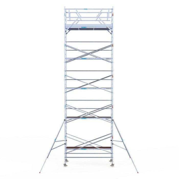 Rollgerüst Eurogerüst Original 135x305 11,2m Arbeitshöhe Carbonplattform freistehend - Gerüstexpress.de
