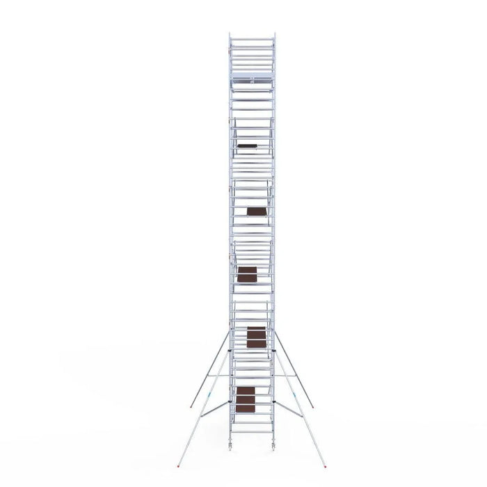 Rollgerüst Eurogerüst Original 135x305 13,2m Arbeitshöhe Carbonplattform freistehend - Gerüstexpress.de