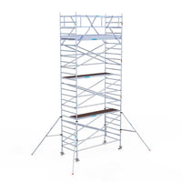 Rollgerüst Eurogerüst Original 135x305 8,2m Arbeitshöhe Carbonplattform freistehend