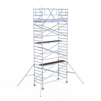 Rollgerüst Eurogerüst Original 135x305 8,2m Arbeitshöhe Carbonplattform freistehend