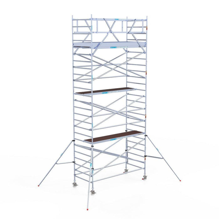 Rollgerüst Eurogerüst Original 135x305 8,2m Arbeitshöhe Carbonplattform freistehend - Gerüstexpress.de