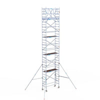Rollgerüst Eurogerüst Original 75x190 10,2m Arbeitshöhe freistehend