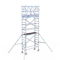 Rollgerüst Eurogerüst Original 75x190 6,2m Arbeitshöhe freistehend