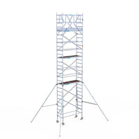 Rollgerüst Eurogerüst Original 75x190 9,2m Arbeitshöhe Carbonplattform freistehend