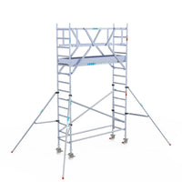 Rollgerüst Eurogerüst Original 75x250 5,2m Arbeitshöhe freistehend
