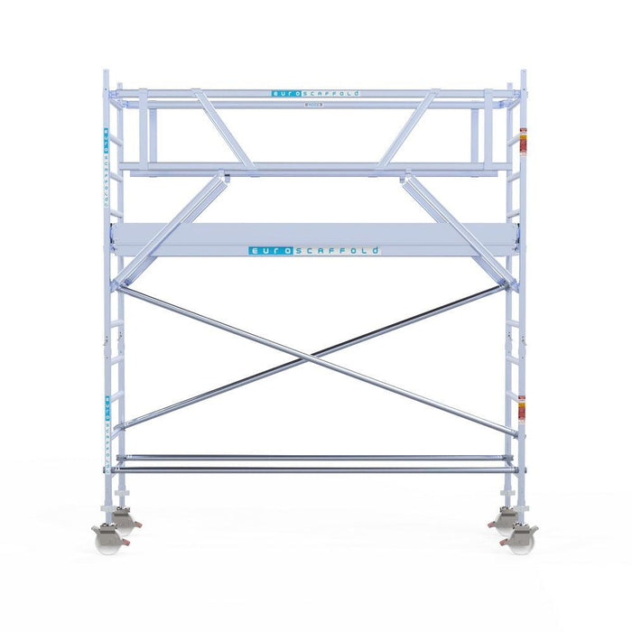Rollgerüst Eurogerüst Original 75x305 4,2m Arbeitshöhe freistehend - Gerüstexpress.de