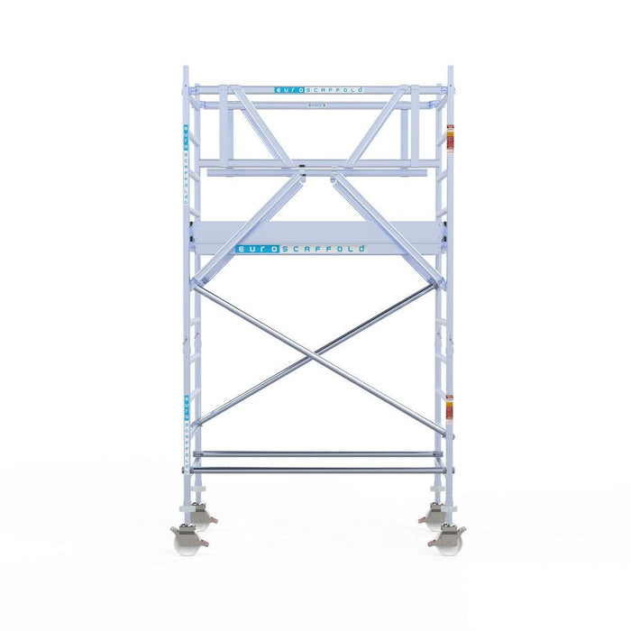 Rollgerüst Eurogerüst Original 90x190 4,2m Arbeitshöhe freistehend - Gerüstexpress.de