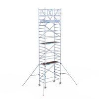 Échafaudage roulant Eurogerüst Original 90x190 hauteur de travail 8,2m plate-forme carbone autoportante
