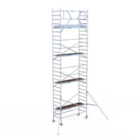 Rollgerüst Eurogerüst Original 90x250 9,2m Arbeitshöhe an der Fassade