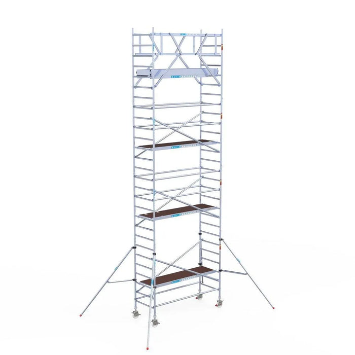 Rollgerüst Eurogerüst Original 90x250 9,2m Arbeitshöhe Carbonplattform freistehend - Gerüstexpress.de