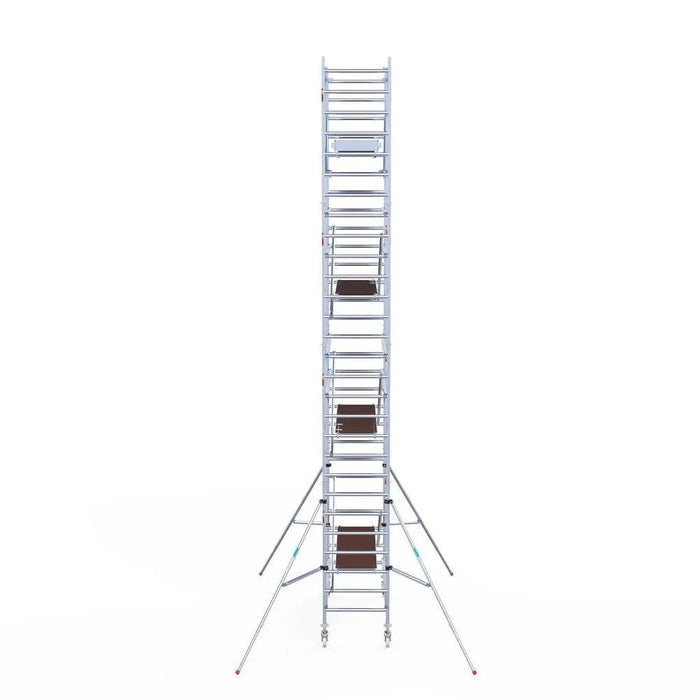 Rollgerüst Eurogerüst Original 90x250 9,2m Arbeitshöhe Carbonplattform freistehend - Gerüstexpress.de