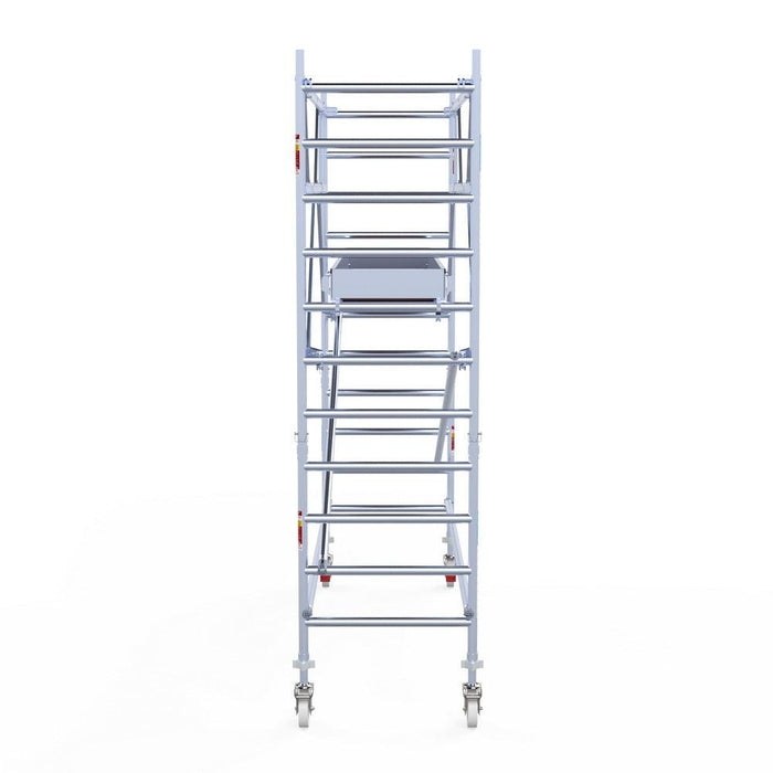 Rollgerüst Eurogerüst Original 90x305 4,2m Arbeitshöhe Carbonplattform freistehend - Gerüstexpress.de