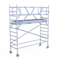 Échafaudage roulant Eurogerüst Original 90x305 hauteur de travail 4,2m plate-forme carbone autoportante