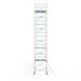 Rollgerüst Euroscaffold Basic 135x190 12,2m Arbeitshöhe an der Fassade - Gerüstexpress.de