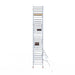 Rollgerüst Euroscaffold Basic 135x250 9,2m Arbeitshöhe an der Fassade - Gerüstexpress.de
