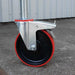 Rollgerüst Euroscaffold Basic 135x305 8,2m Arbeitshöhe an der Fassade - Gerüstexpress.de