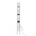 Rollgerüst Euroscaffold Basic 75x250 9,2m Arbeitshöhe an der Fassade - Gerüstexpress.de