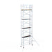 Rollgerüst Euroscaffold Basic 90x250 10,2m Arbeitshöhe Carbonplattform gegen Fassade - Gerüstexpress.de