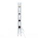 Rollgerüst Euroscaffold Basic 90x305 10,2m Arbeitshöhe Carbonplattform gegen Fassade - Gerüstexpress.de
