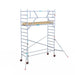 Rollgerüst Euroscaffold Basic 90x305 5,2m Arbeitshöhe an der Fassade - Gerüstexpress.de