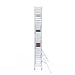 Rollgerüst Euroscaffold Basic 90x305 9,2m Arbeitshöhe an der Fassade - Gerüstexpress.de