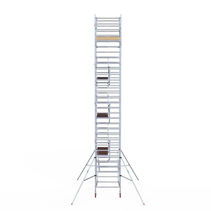 Rollgerüst Euroscaffold Basic Plus 135x190 10,2m Arbeitshöhe freistehend - Gerüstexpress.de