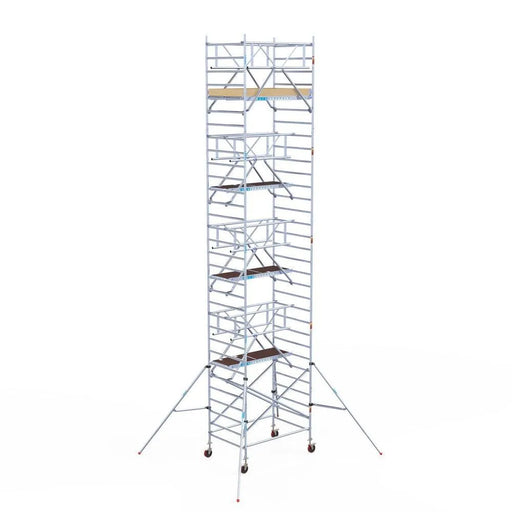 Rollgerüst Euroscaffold Basic Plus 135x190 10,2m Arbeitshöhe freistehend - Gerüstexpress.de