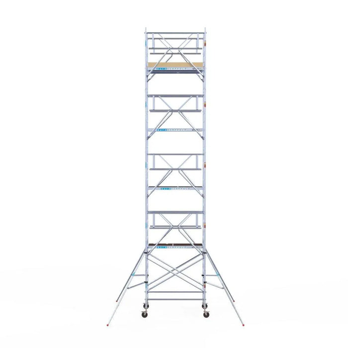 Rollgerüst Euroscaffold Basic Plus 135x190 10,2m Arbeitshöhe freistehend - Gerüstexpress.de