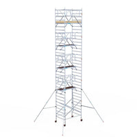Rollgerüst Euroscaffold Basic Plus 135x190 11,2m Arbeitshöhe freistehend