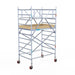 Rollgerüst Euroscaffold Basic Plus 135x190 4,2m Arbeitshöhe freistehend - Gerüstexpress.de