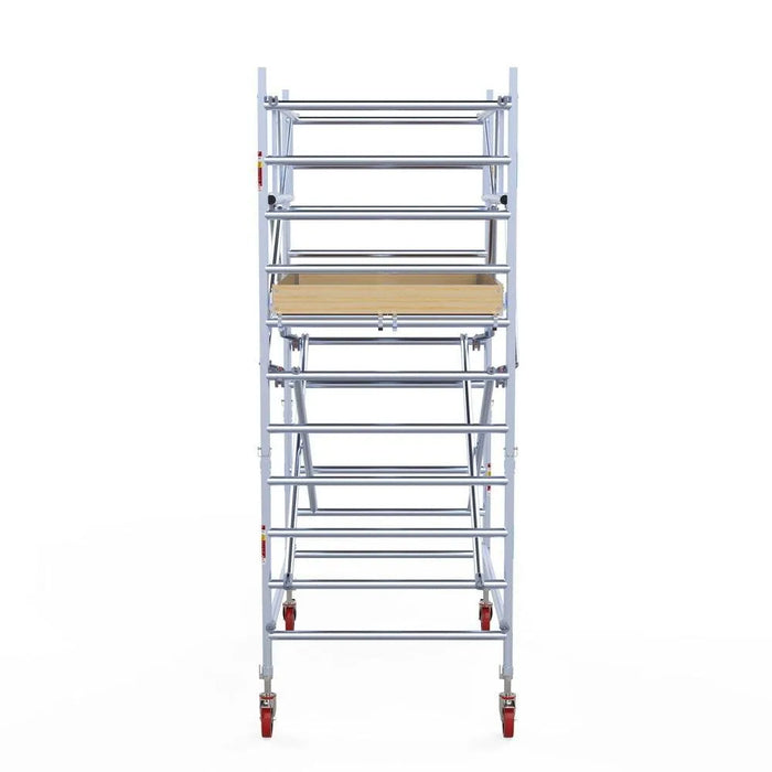 Rollgerüst Euroscaffold Basic Plus 135x190 4,2m Arbeitshöhe freistehend - Gerüstexpress.de