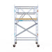 Rollgerüst Euroscaffold Basic Plus 135x190 4,2m Arbeitshöhe freistehend - Gerüstexpress.de
