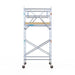 Rollgerüst Euroscaffold Basic Plus 135x190 5,2m Arbeitshöhe freistehend - Gerüstexpress.de