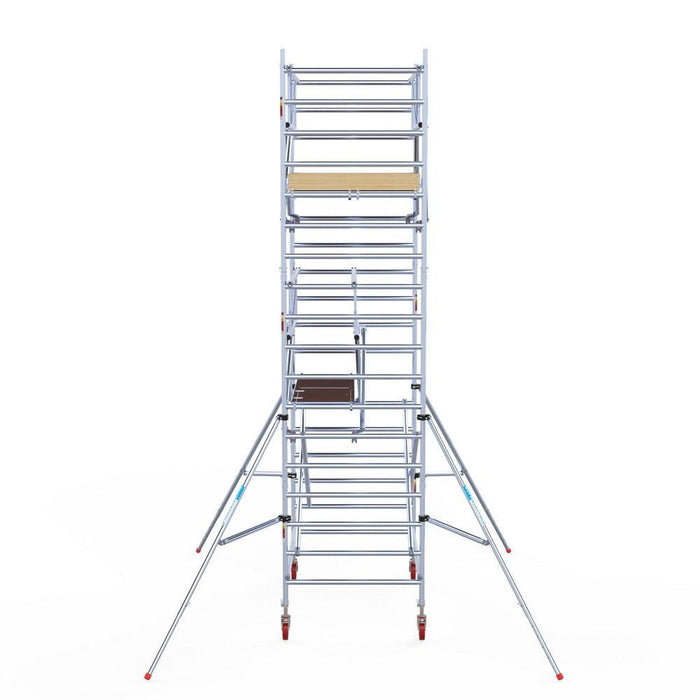 Rollgerüst Euroscaffold Basic Plus 135x190 6,2m Arbeitshöhe freistehend - Gerüstexpress.de