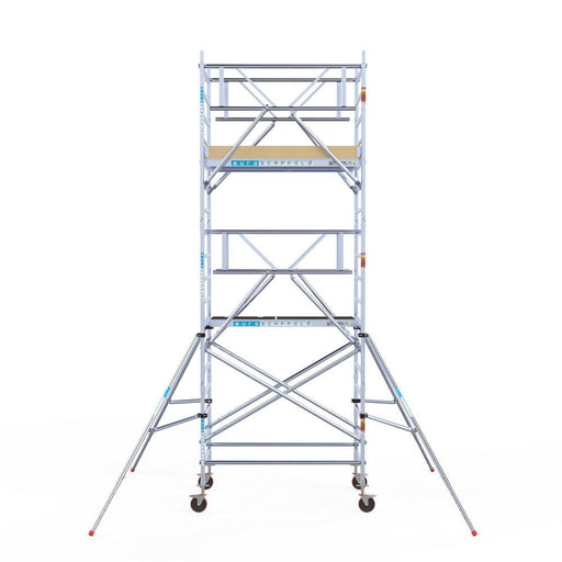 Rollgerüst Euroscaffold Basic Plus 135x190 6,2m Arbeitshöhe freistehend - Gerüstexpress.de