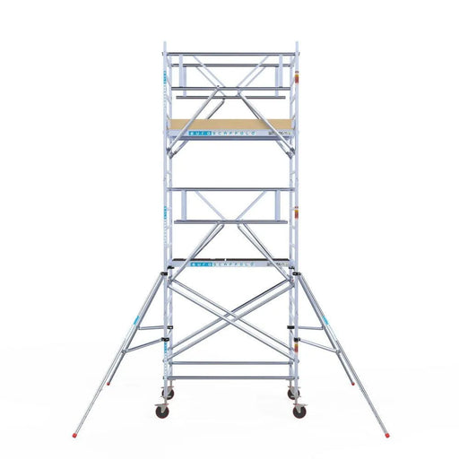 Rollgerüst Euroscaffold Basic Plus 135x190 6,2m Arbeitshöhe freistehend - Gerüstexpress.de