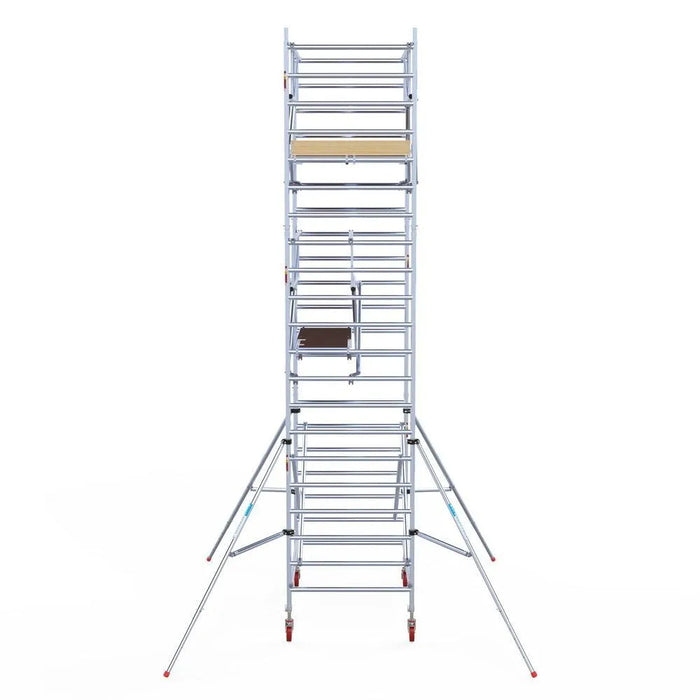 Rollgerüst Euroscaffold Basic Plus 135x190 7,2m Arbeitshöhe freistehend - Gerüstexpress.de