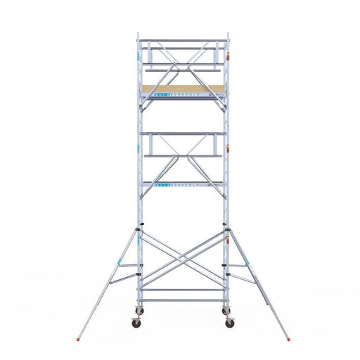 Rollgerüst Euroscaffold Basic Plus 135x190 7,2m Arbeitshöhe freistehend - Gerüstexpress.de